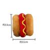 New pet toy burger fries pizza sound toy dog cat grinding teeth to relieve boredom pet supplies
