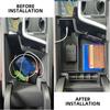 Car Armrest Storage Plate Box Container Holder Tray for Volvo XC90 XC60 S90 V90 S60 2017-2024 LHD Car Interior Accessories