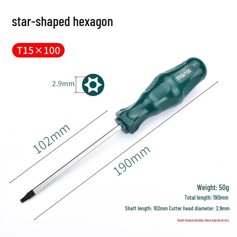 Σετ κατσαβιδιών Torx και Εξάγωνων: T8, T10, T15, T20, T25, T30