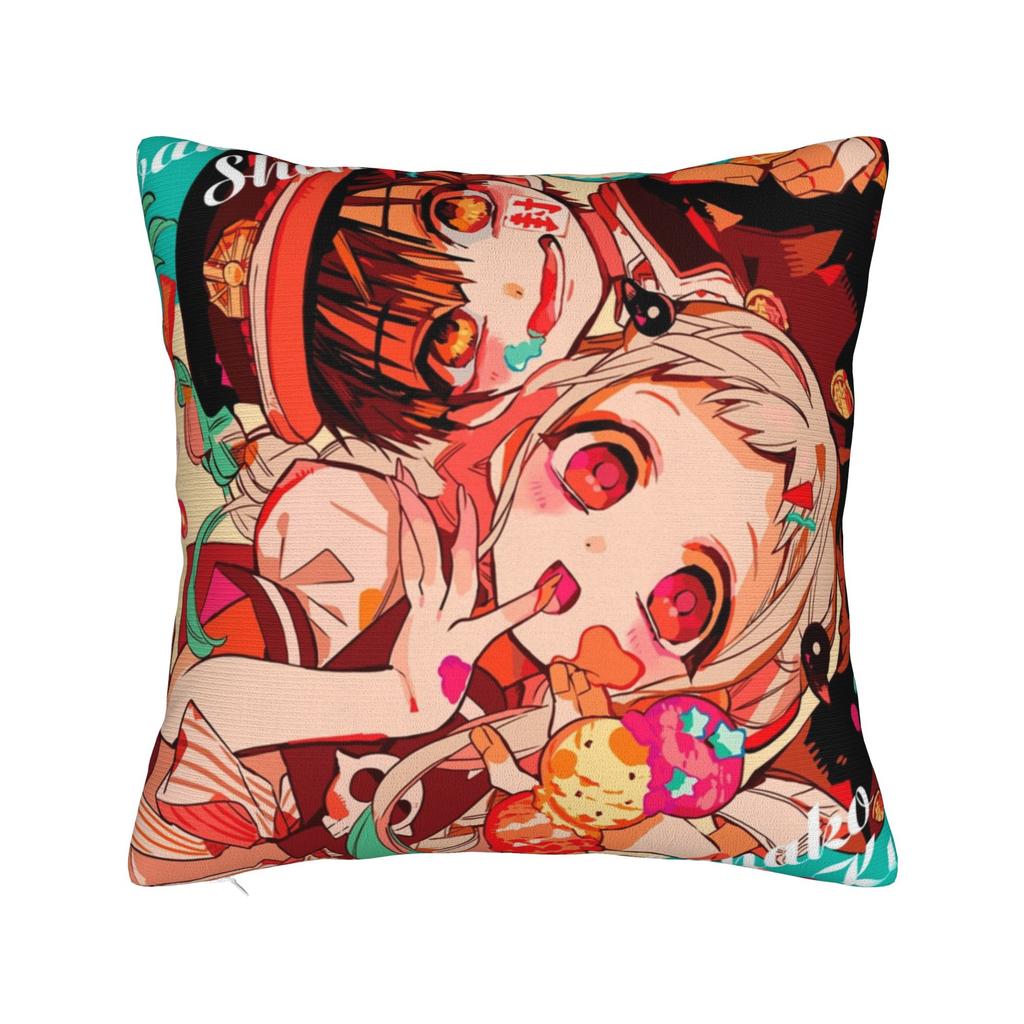 TBHK Manga Square Pillow Covers Polyester Home Hanakoo Nene Yashiro Cushion Cover Cool Home Decoration Throw Pillow Case 40*40