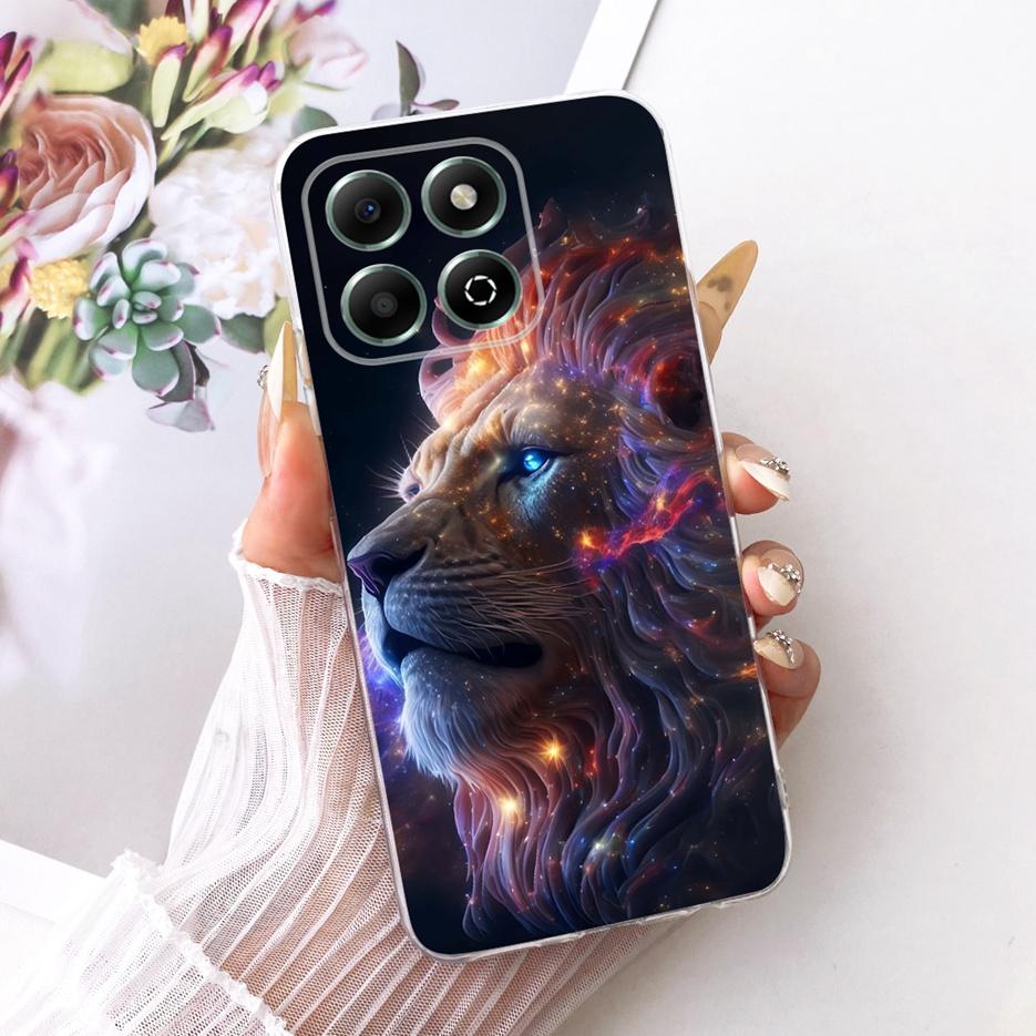 For Honor X6 X6a X6b X6C Case Cute Lion New Painted Cover Soft Slim Phone Case For Honor X6C X 6 a X6 B HonorX6a HonorX6B Fundas