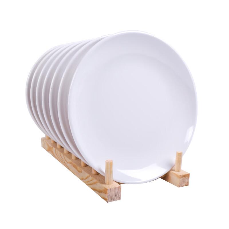 Pure White Ceramic Dinner Plates