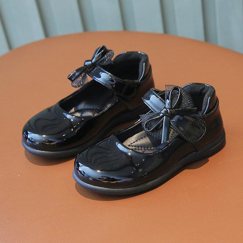 Chaussures de Performance en Cuir pour Filles Printemps/Automne 2026 - Semelle Souple, Style Coréen Chaussures de Princesse pour Enfants