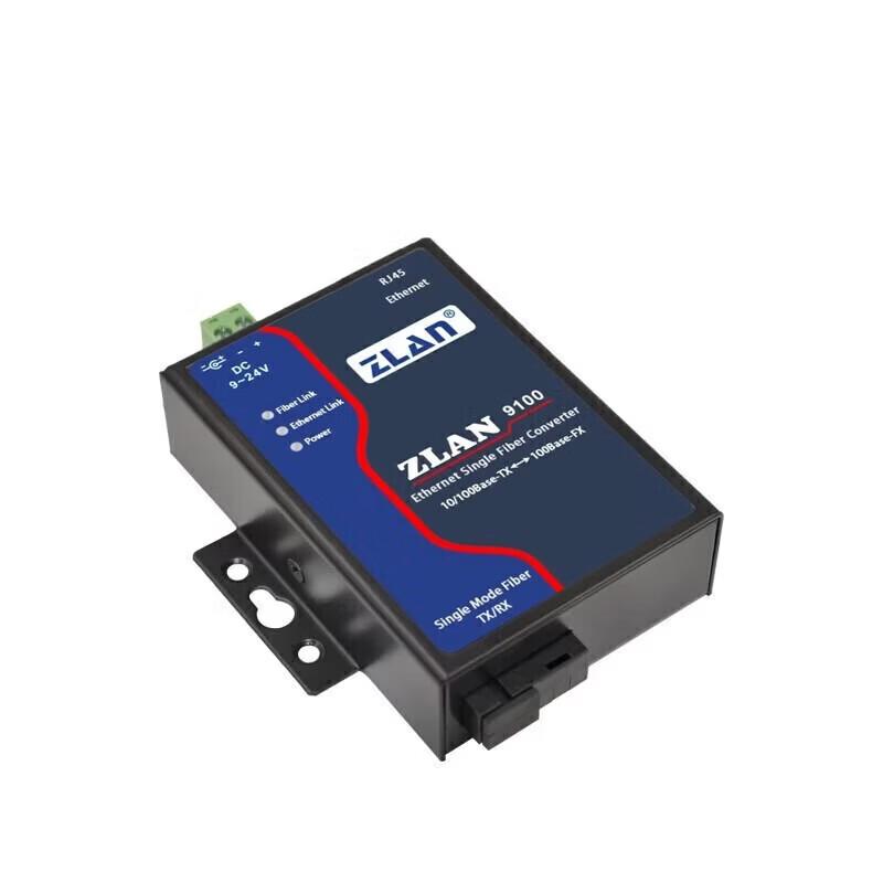 ZLAN Industrial 100M Ethernet Fiber Optic Transceiver