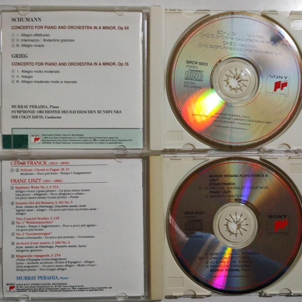 [USED] NURRAY PERAHIA 13 Albums, 33 CDs