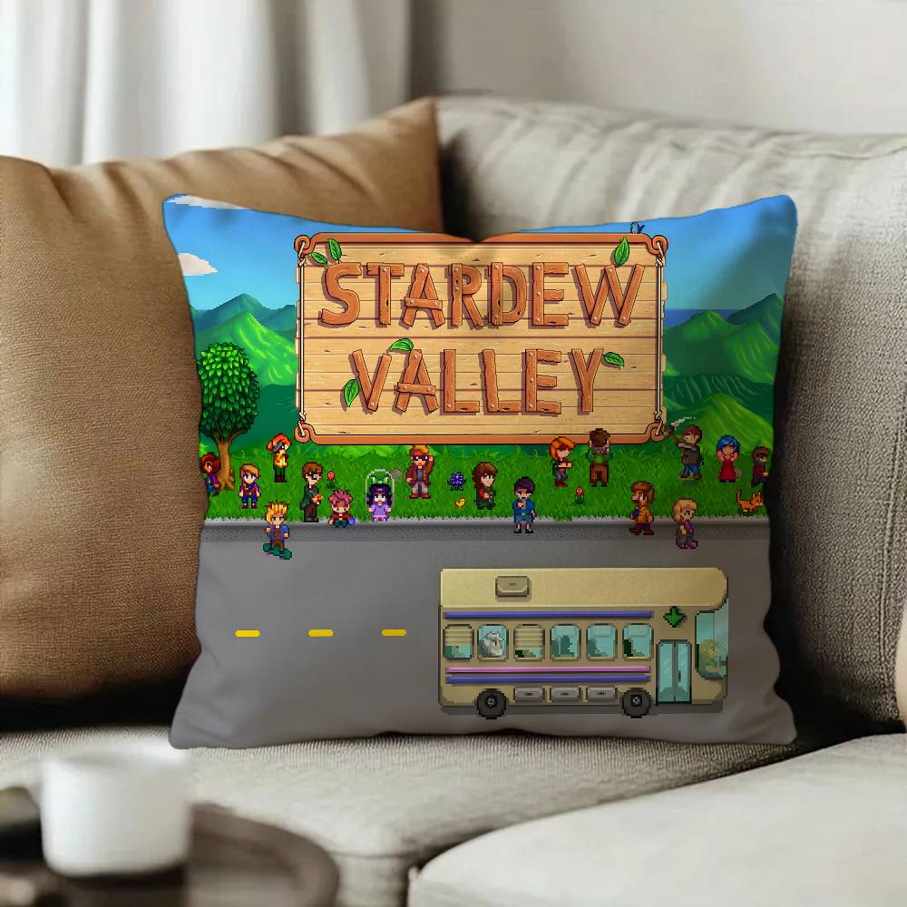 Anime Game Stardew Valley Pillow Cover Design cushion Cover decor Holiday Decorati