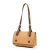 New Retro Imitation Woven Shoulder Bag for Women Classic Cover Contrasting Color Crossbody Bag Female Envelope Bag Commuting Bag