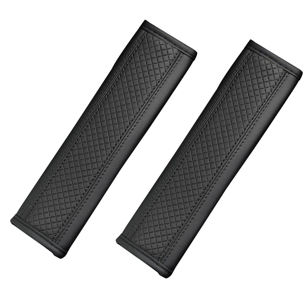 2pcs Leather Car Accessories Seat Belt Cover Universal Seat Belt Pad Seat Belt Cover