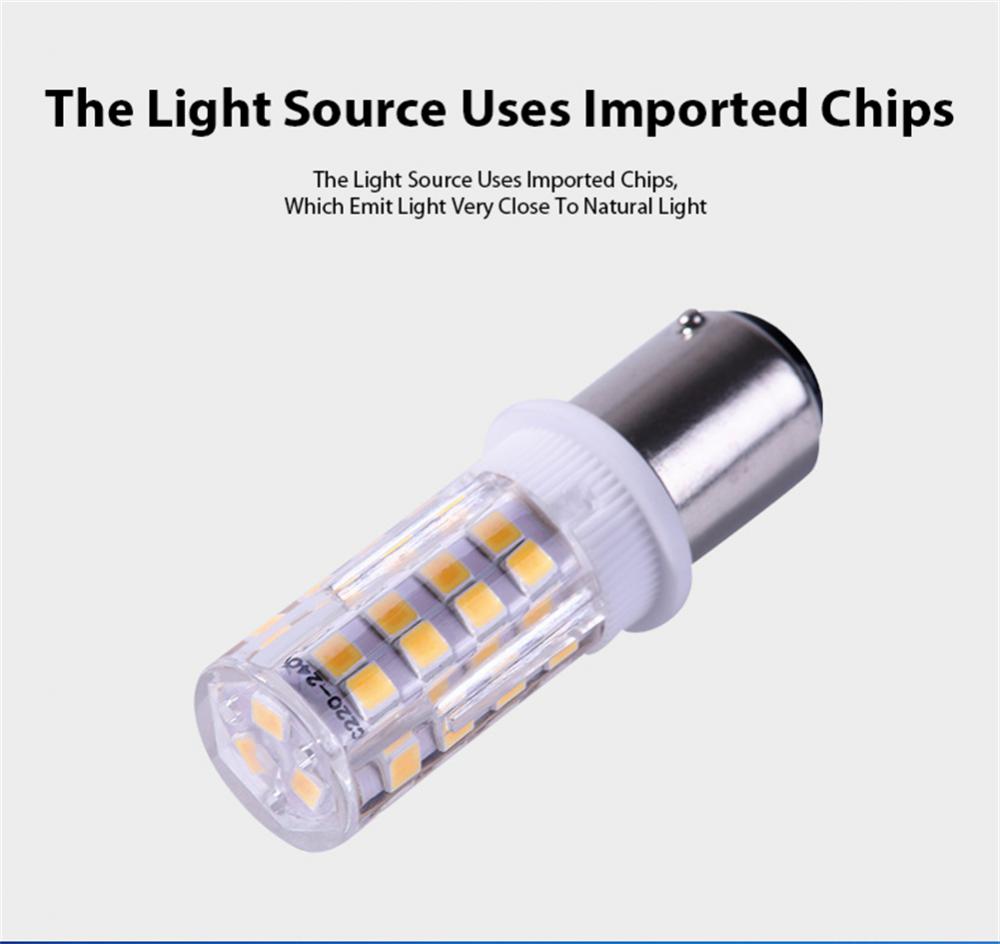 Lights For 220v Crystal Lamp Corn Bulbs Super Bright Led Lights Energy Saving High Brightness 350-360lm Light For Sewing Machine