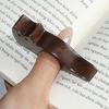 Thumb Page Holder  Wooden Animal Design Book Finger Clip, Hands-Free Bookmark Helper for Reading, Book Lovers & Students