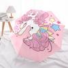 Unicorn Fantasy Automatic Folding Umbrella:Portable 3 Fold Design with 8 Bone Frame,Perfect for Fans and Outdoor Adventures!0104070a