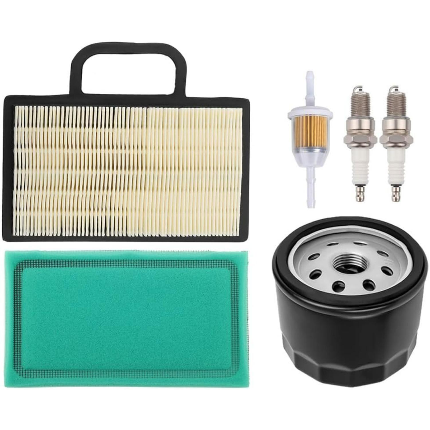 

Air Filter Oil Filter for Deer D130 D140 L120 L111 L118 LA135 LA130 LA120 LA140 LA145 LA150 Z425 BS 18-26 HP V-Twins Engine Lawn Mower Tractor W