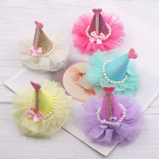 

Детская шпилька для волос, привлекательная мягкая повязка на голову с бантом для маленьких девочек и искусственным жемчугом, подарок для девочек