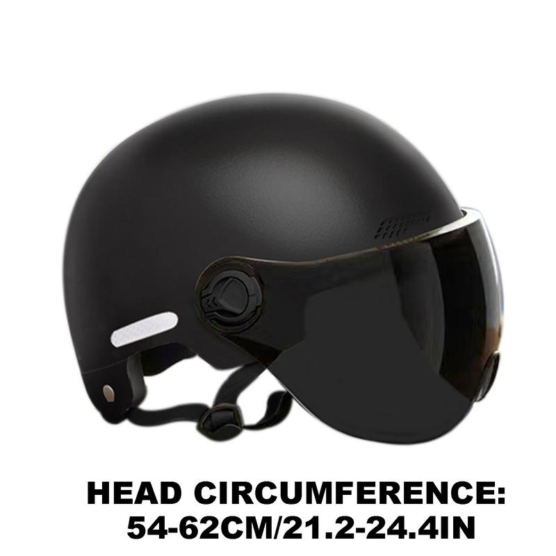 Lightweight Motorcycle Hat Portable Half Head Cap For Motorcycles Electric Motorcycle Supplies Half Face Cycling Hats For Men