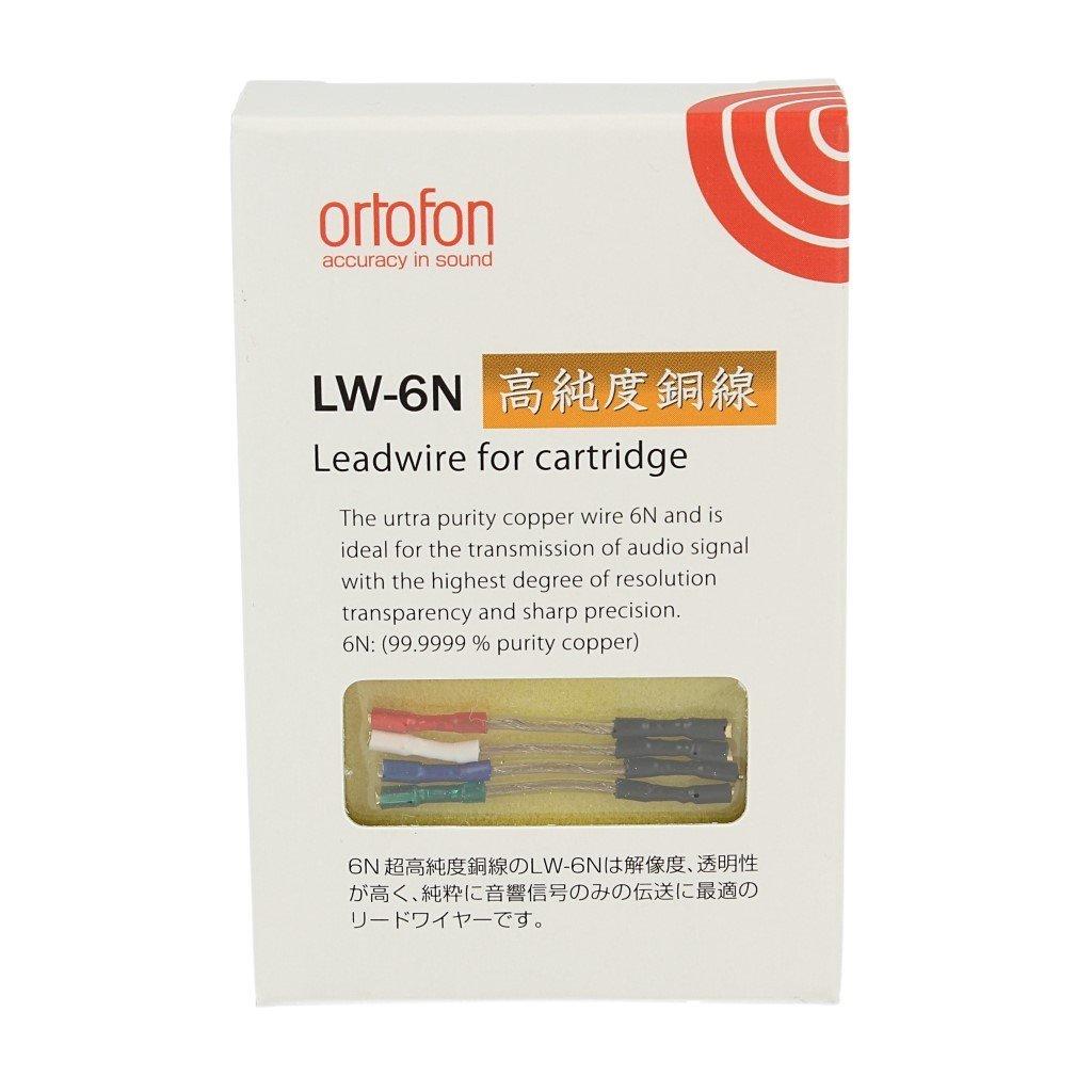 ORTOFON LW-6N Lead Wire High-Purity 6N Oxygen-Free Copper Gold-Plated Terminals Turntable Cartridge Headshell Cable 35mm