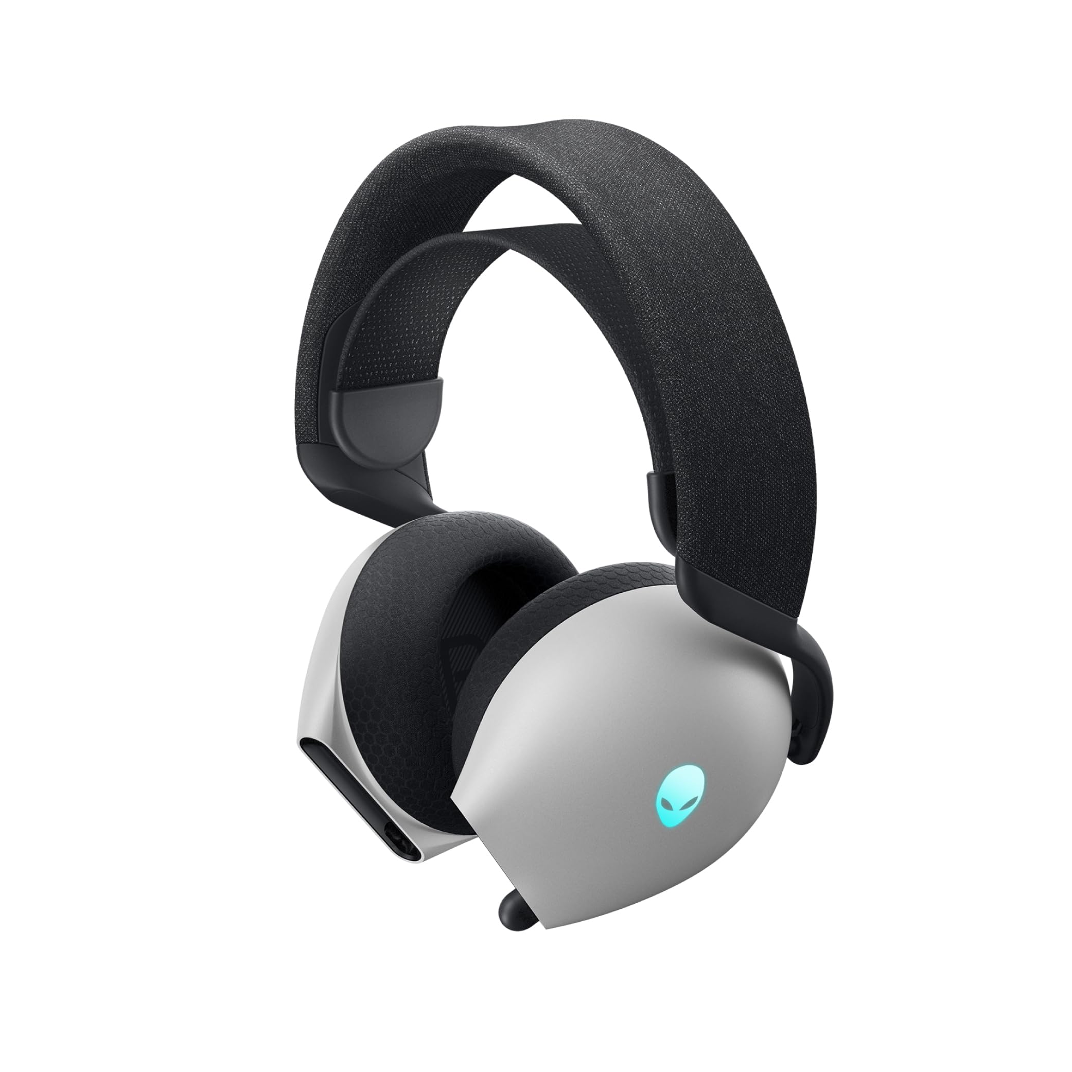 

Alienware Tri Mode Wireless Gaming Headset AW725H Silver 40mm Certified Dolby Retractable Boom AI Noise Lightweight RGB Bluetooth - White, Hi-Res