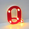 Red LED Letter Light for Parties and Proposals