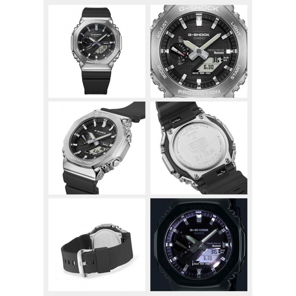 G-SHOCK [Casio] Watch Metal Covered Bluetooth Equipped with Tough Solar Biomass Plastic GBM-2100-1AJF Men's Black