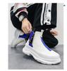 2024 Autumn Men's Shoes New Trend Thick Sole Explosion Korean Version of High Top Leisure Canvas Shoes