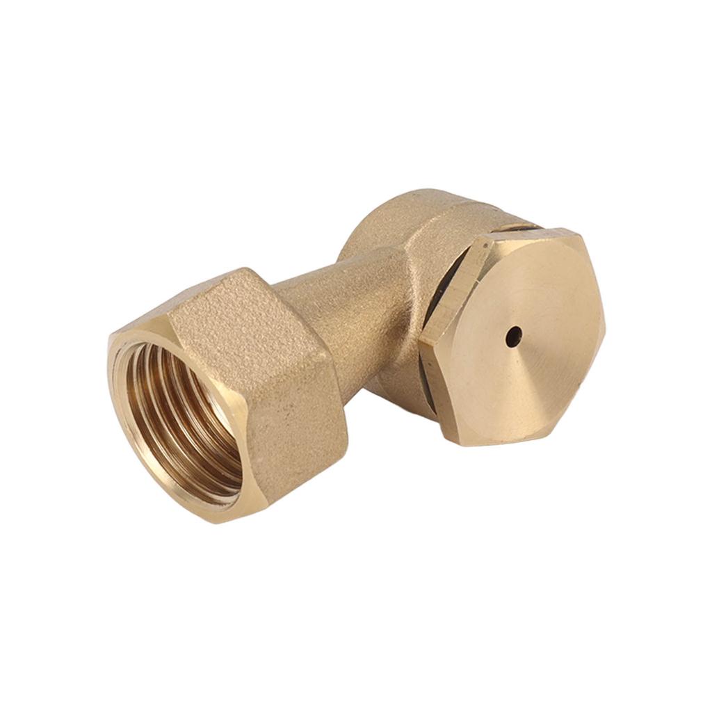 5PCS G1/2in Female Thread Brass Deck Jet Nozzles Durable Waterscape Fountain Nozzle Automatic Waterscape Nozzle for Garden Yard Hotel