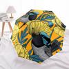 1pc Floral Birds Automatic Open/close Folding Compact Umbrella, 8-Rib Sturdy Canopy, Lightweight Portable, Everyday Use, Gift, Outdoor Umbrella, Trave