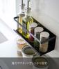 Yamazaki Magnetic Rack Wide Black x x Tower Floating Storage Easy Installation 5131 Approx. W24.5 D8.5 H8.5cm