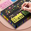 10 SZTUK 4K/8K/16K/32K Papier do scrapbookingu DIY Scena nocna Sztuka Rysowanie Papier Malowanie Scratch Zabawki Dzieci