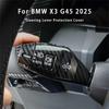 Para BMW X3 Série 5 G45 G60 2025-2025 Manopla da alavanca de seta do carro Capa protetora decorativa do limpador Produtos de interior automotivo