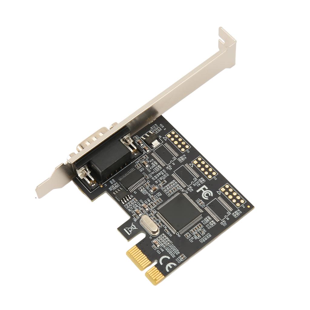 PCIe X1 RS232 Serial Adapter Card Single Port PCI Express To RS232 Converter Adapter for Windows for Linux for DOS