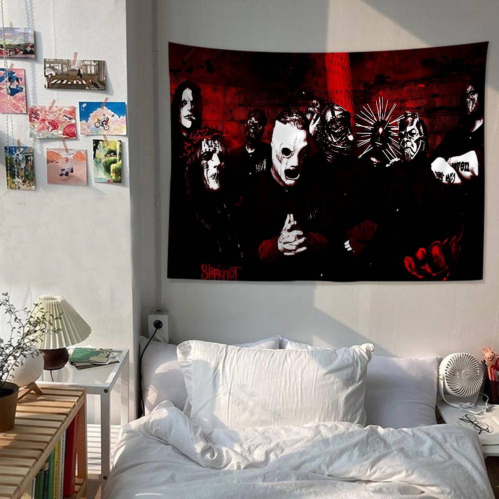 Band Rap SSlipknot Colorful Tapestry Wall Hanging Bohemian Wall Tapestries Mandala Wall Art Decor