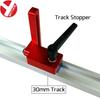 Industrial Grade Miter Track Retaining Stopper for 30MM T-Slot T-Tracks DIY Woodworking Fence Chute Limiter Box Packing