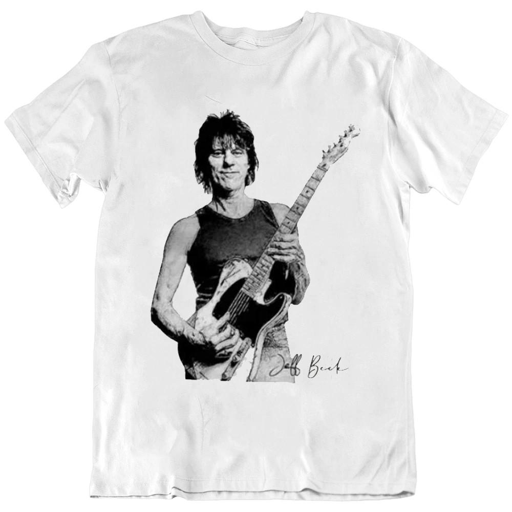 Jeff Beck Memories Guitar Graphic Tee T Shirt Full Size S-5XL Unisex T-Shirt XXXL