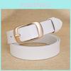 Leather Belt Womens Alloy Buckle Fashion Casual Wide Waist Strap Wear Daily