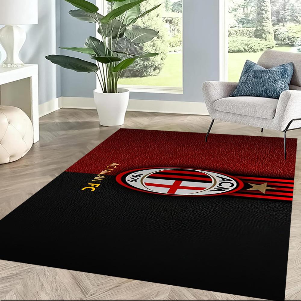 Ac Milan Area Rug Design For Hallway Balcony Outdoor Decorate Room Antislip Rug Office Home Decor Best For Christmas