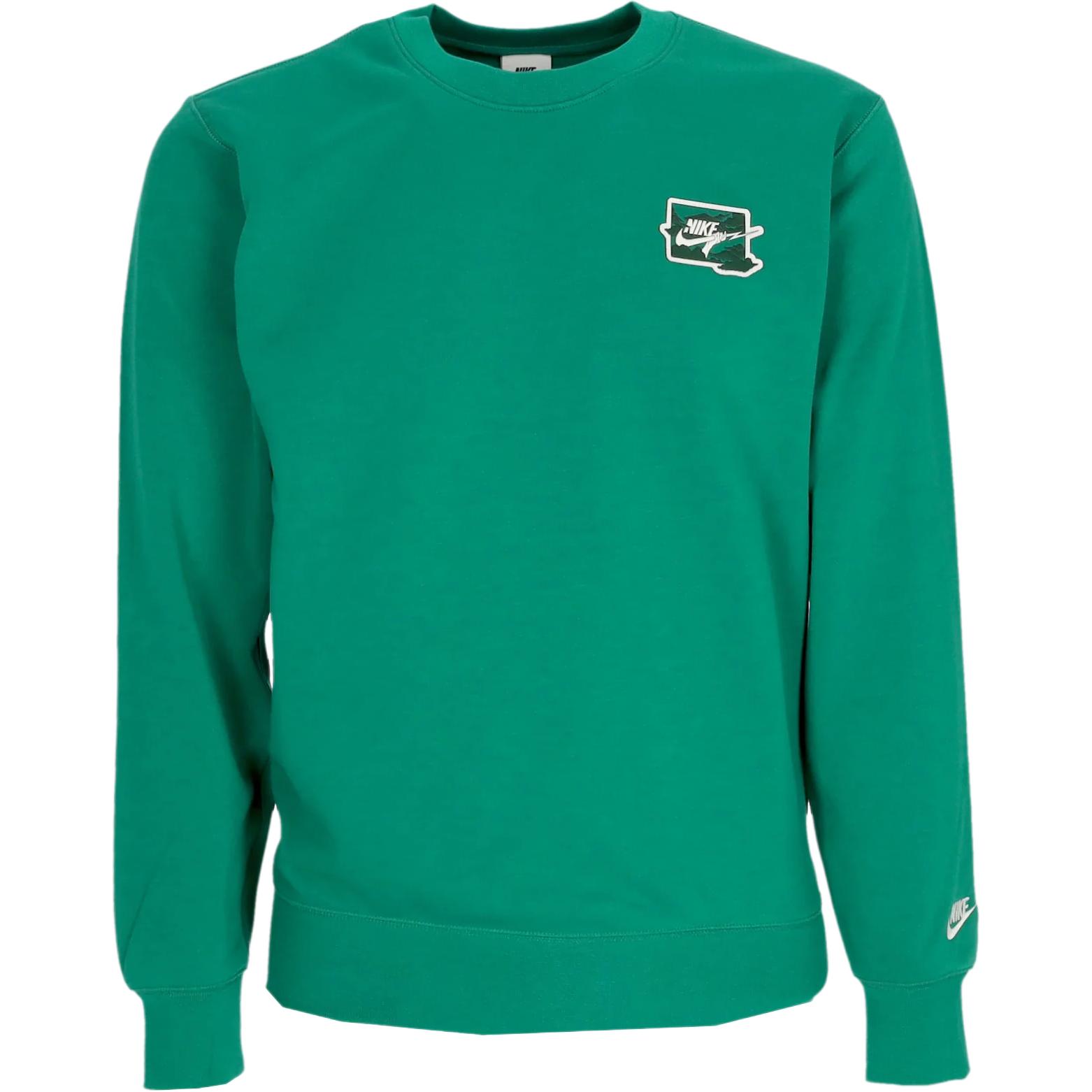 

Nike Logo Pullover Crewneck Long Sleeve Sweatshirt Men sweatshirt Green FZ0764-365 XXL