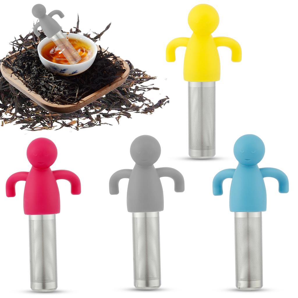4Pcs Tea Infuser for Loose Tea Ultra-Fine Mesh Tea Strainer 304 Stainless Steel Tea Filter Tea Steeper Tea Strainer for Teacups