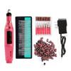 Elektrisches Nagelfeilengerät für Maniküre, Nagelfräser, Bohrer, Schleifschneider, Schleifbänder-Set