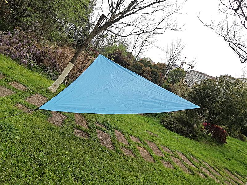 Triangular Outdoor Sunshade Canopy: Rainproof Water-Repellent Awning for Balcony and Courtyard