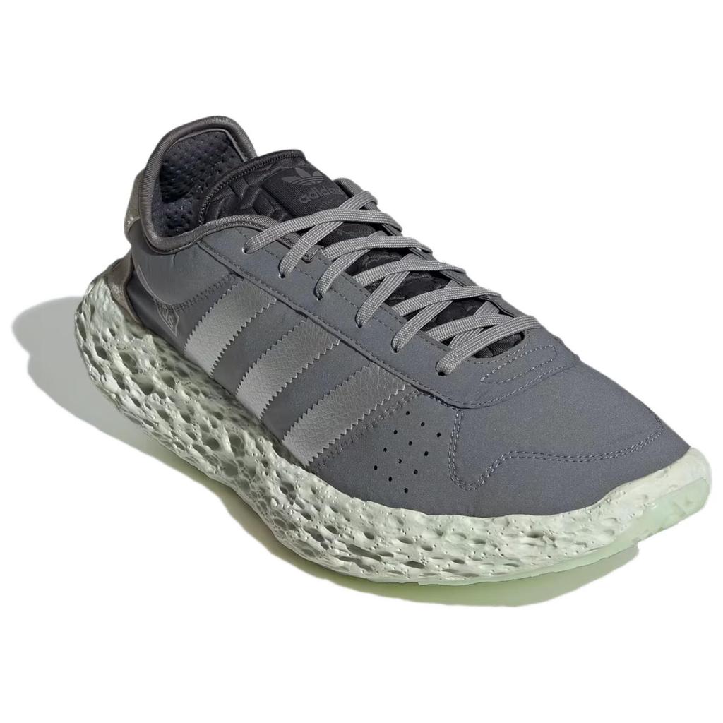 Adidas Zponge Grey Matte Silver Unisex Sneakers Grey-Four Solar-Red JH8111