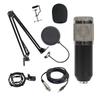 BM800 Condenser Microphone Set: Large Diaphragm, Streaming Stand, and Recording Equipment