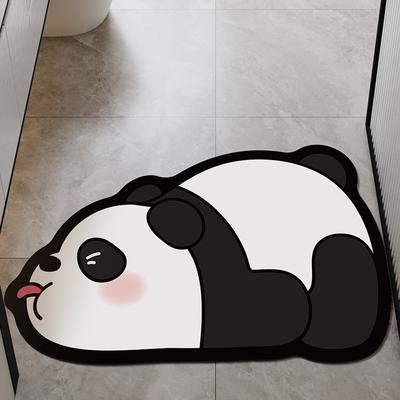 Desenho animado bonito tapete de banheiro doméstico diatomácea lama tapete absorvente sujo secagem rápida pé tapete porta do banheiro tapete antiderrapante