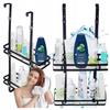 Black Loft Bathroom Hanging Shower Shelf for Bathroom Stainless Steel