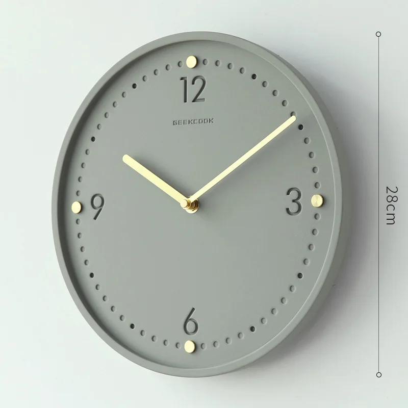 

Minimalist Home Silent Wall Clocks High Quality Wall Decoration Light Luxury Wall Clock Reloj Pared Home Decoration Accessories