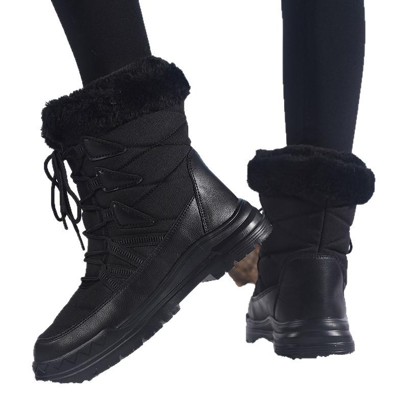 Winter warm snow boots piled thickened travel cotton boots outdoor hiking boots snow boots