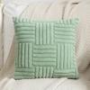 B030 Soft Throw Pillows Woven Plush Falai Pile Pillow Cover Solid Color Sofa Cushion Plain Color Double-sided Pillows