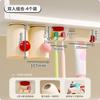 Magnetic toothbrush rack No punching bathroom bathroom Toothbrush holder Wall-mounted tooth cup holder Toothbrush cup storage rack
