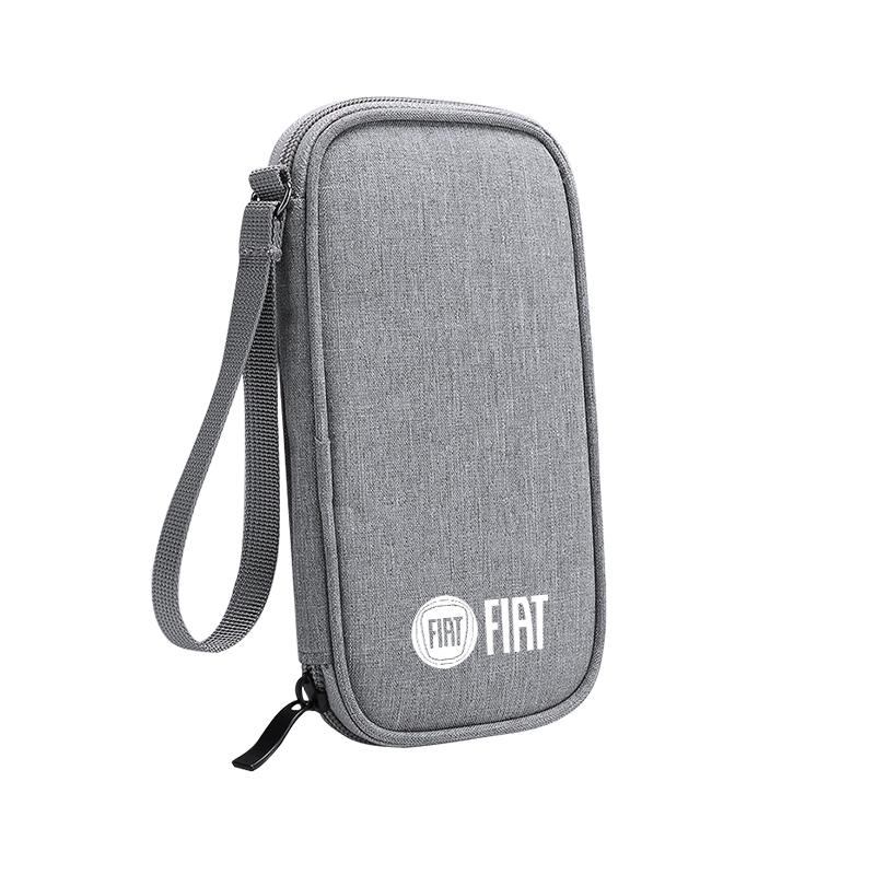 BJOM3 Car Storage Bag Oxford Cloth Portable Handbag Organizer Wallet For Fiat 500 Abarth Punto Panda Doblo Stilo FR Freemont keychain