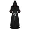 Halloween Medieval Monk Costume Wizard Priest Robe Shawl Set For Costume Parties And Themed Events