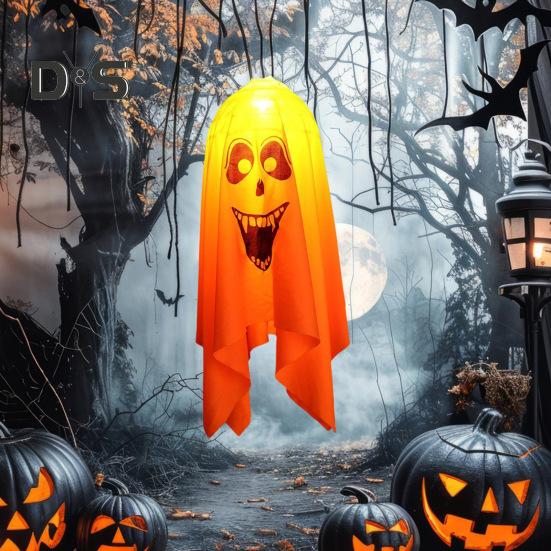 Halloween Ghost Decorations Outdoor Glowing Ghost Decoration Spooky Haunted House Ghost Prop Halloween Yard Decor