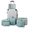 7-Piece Travel Organizer Set for Clothes, Underwear, Shoes, and Accessories
